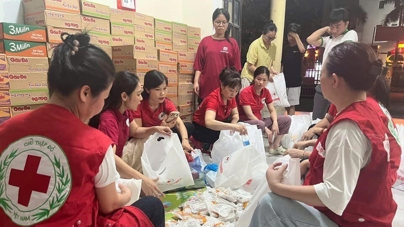 Red Cross Society begins emergency relief for flood-hit families in Nghe An province