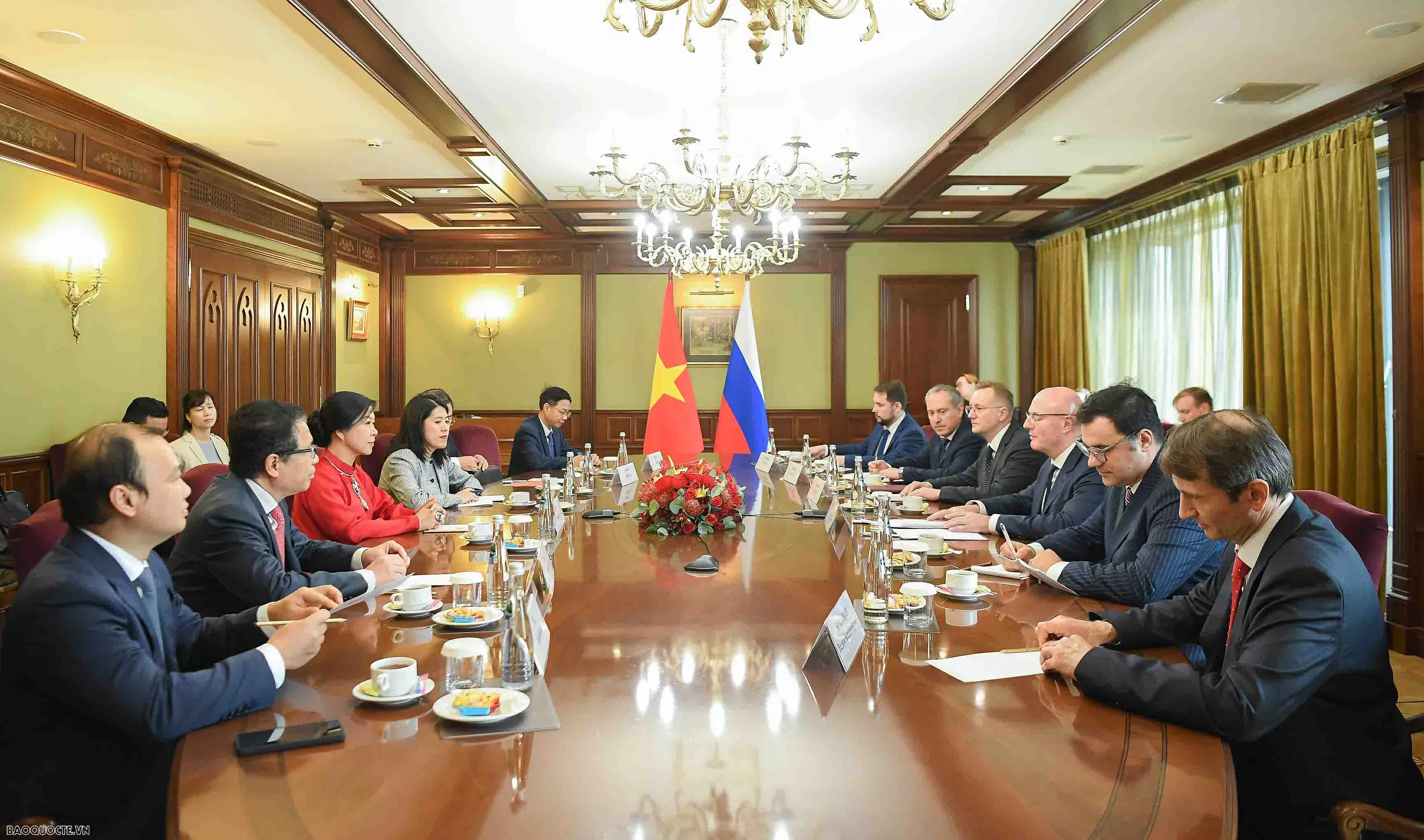 Russian Deputy PM, General Secretary’s Spouse hold meeting on cultural and educational cooperation
