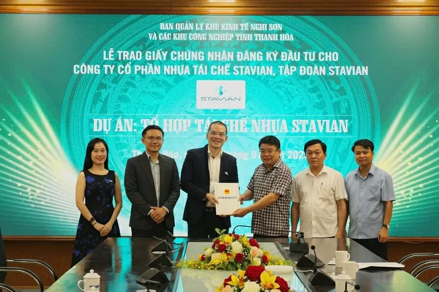 Stravian recycling complex has officially received investment registration certificate Stavian recycling complex has officially received investment registration certificate