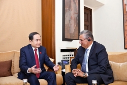 Moroccan Prime Minister Aziz Akhannouch welcomes NA Chairman Tran Thanh Man in Rabat