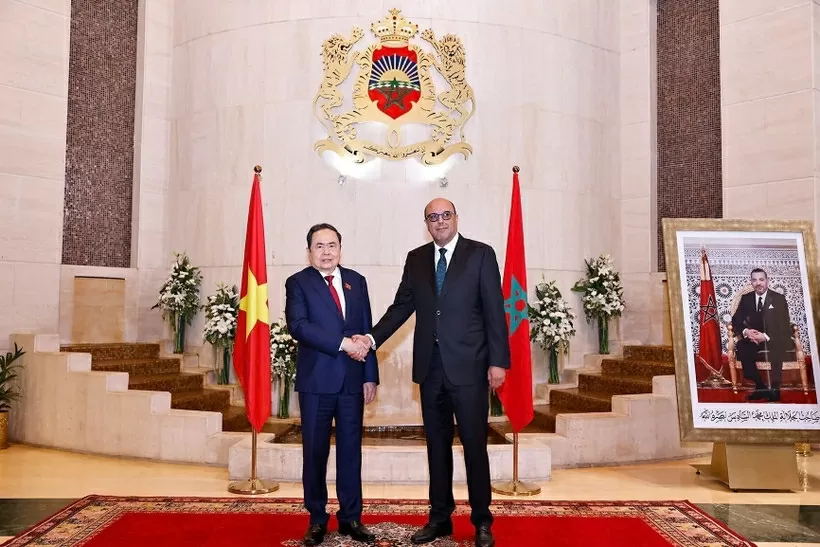 NA Chairman, President of Moroccan House of Councillors hold talks