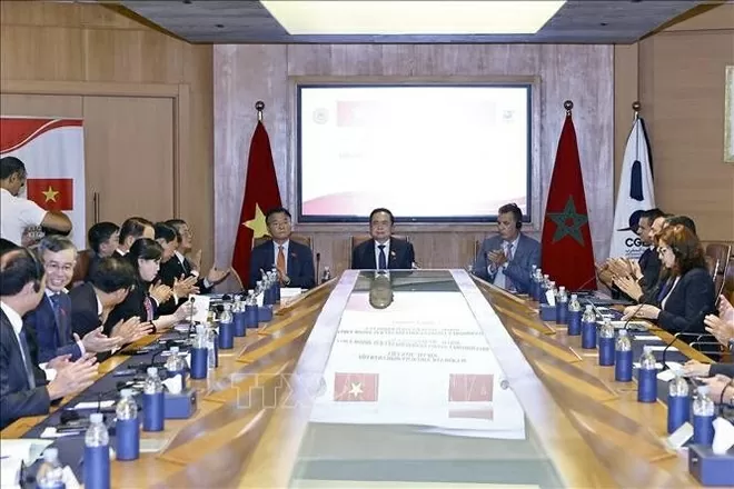 NA Chairman Tran Thanh Man attends policy dialogue on promoting Vietnam–Morocco cooperation