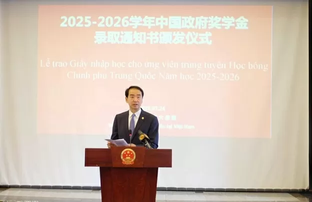 34 Vietnamese Students awarded Chinese Government Scholarships for 2025–2026 Academic Year