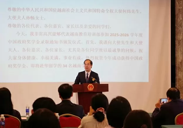 34 Vietnamese Students awarded Chinese Government Scholarships for 2025–2026 Academic Year