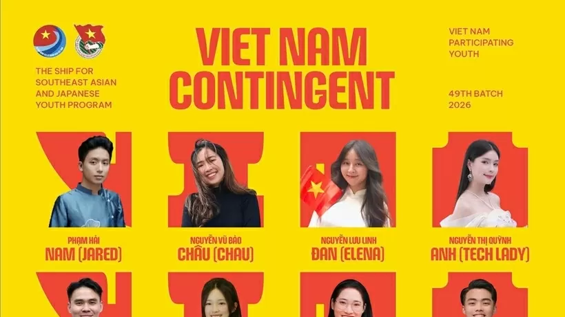 Vietnam announces delegation to board the 49th Ship for Southeast Asian and Japanese Youth Programme