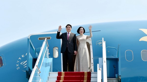 State President Luong Cuong arrives in Cairo, beginning state visit to Egypt