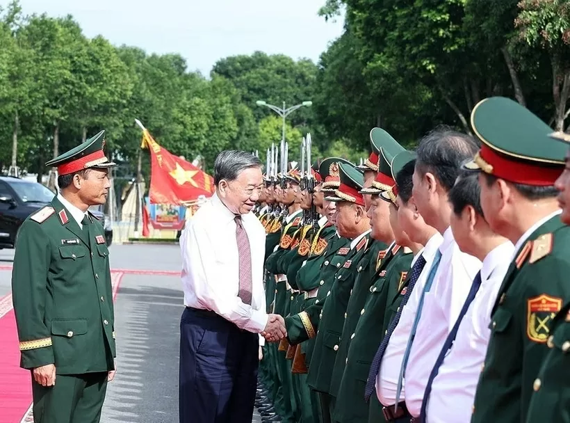 Party General Secretary To Lam calls on Army Corps 12 to turn itself into military’s “steel fist” force