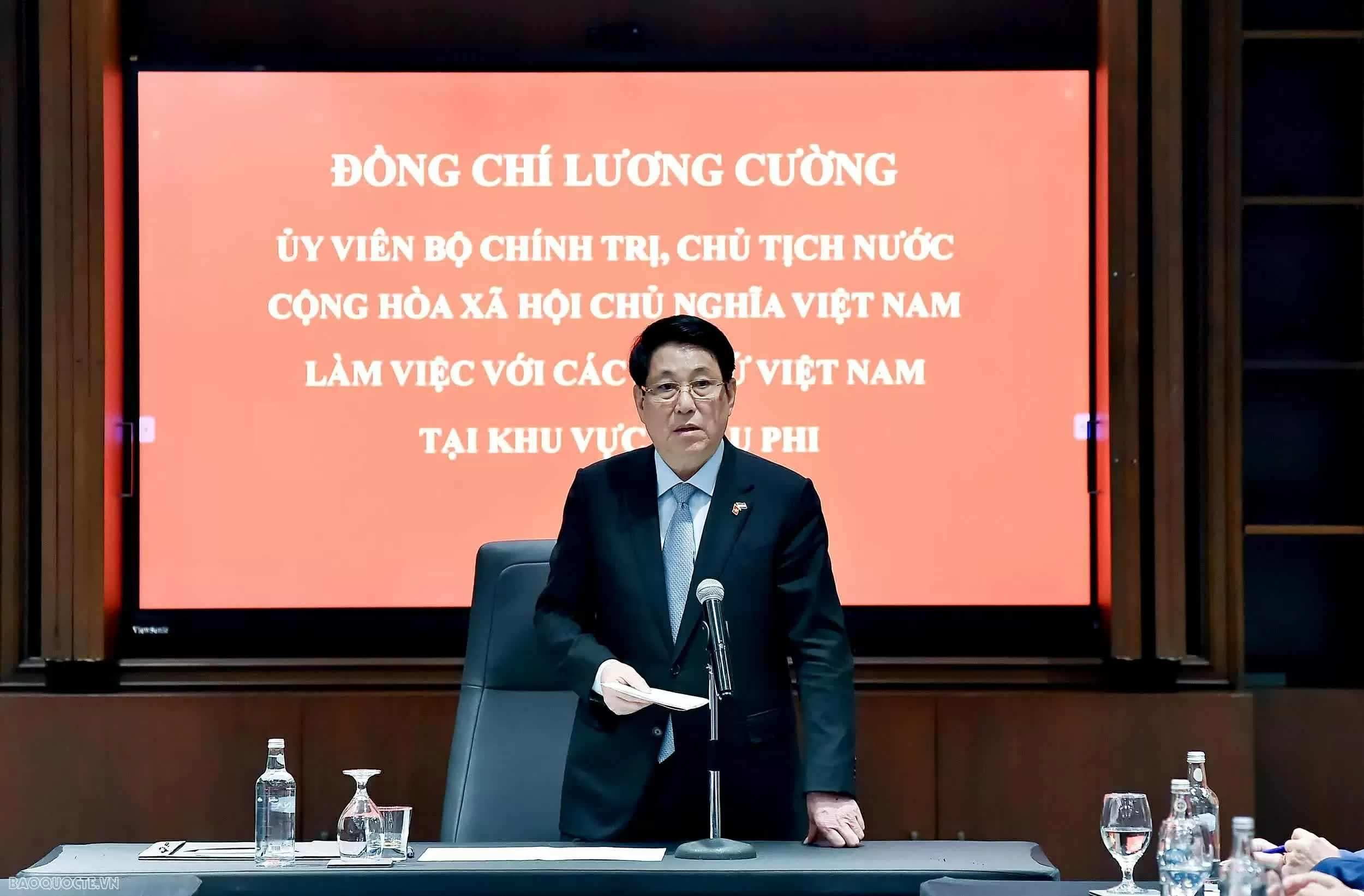 President Luong Cuong meets with Vietnamese Ambassadors in Africa: Promoting implementation of foreign policy, enhancing Vietnam-Africa relations