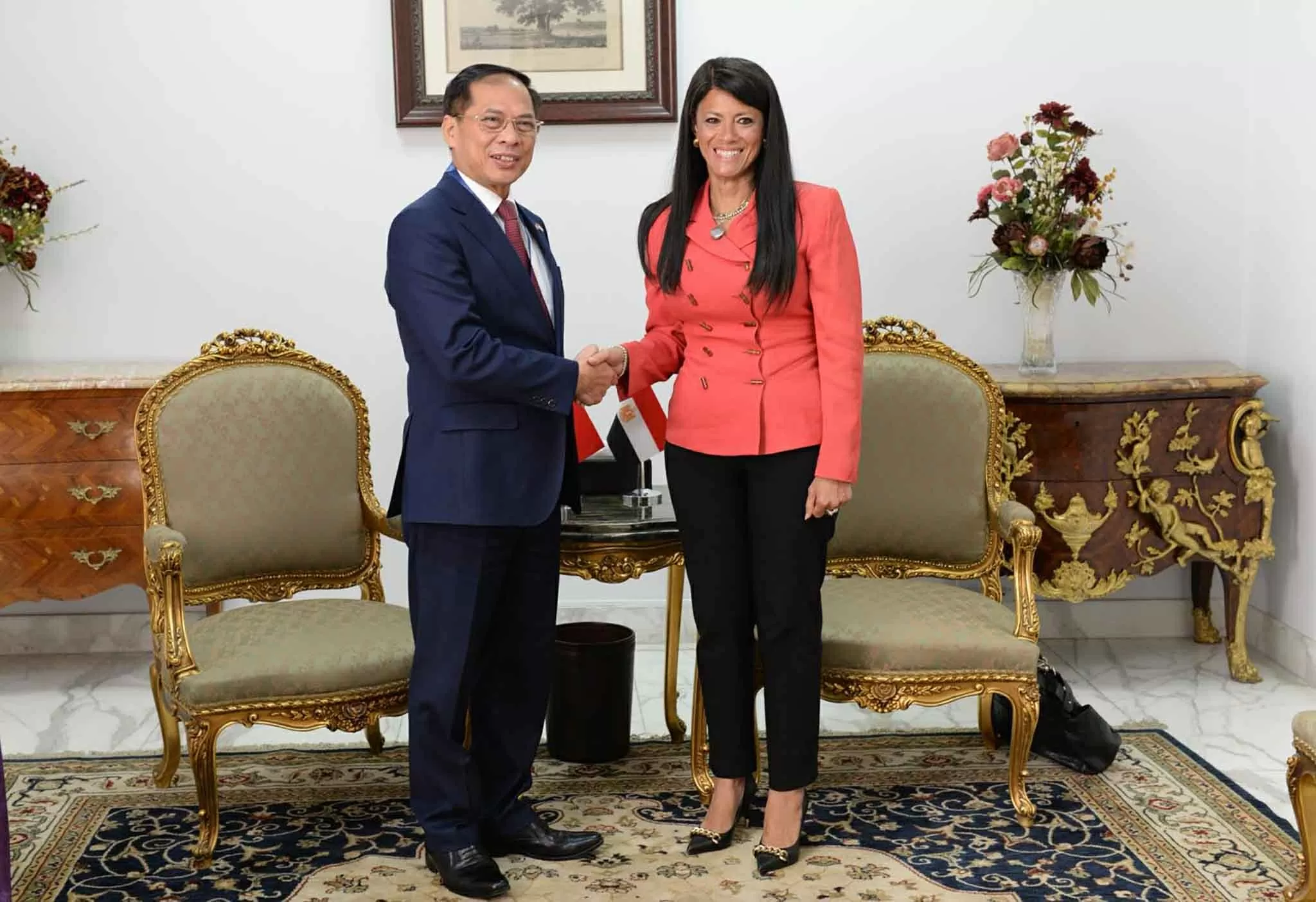 Deputy PM, FM Bui Thanh Son and Egypt Minister hold meeting to promote economic ties