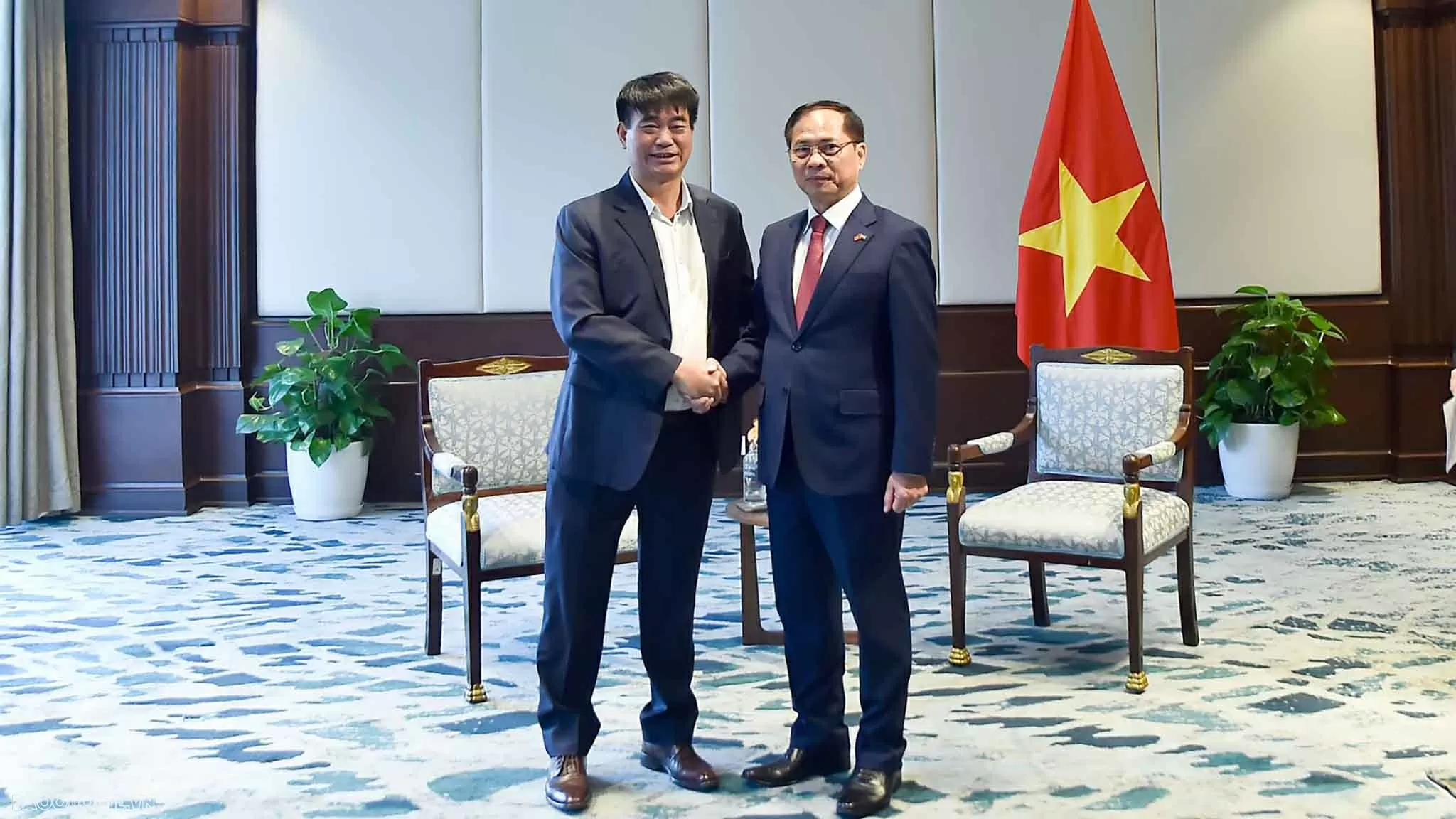 Deputy PM, FM Bui Thanh Son and Egypt Minister hold meeting to promote economic ties