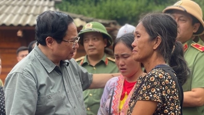 Prime Minister Pham Minh Chinh requests urgent actions to support residents affected by natural disasters