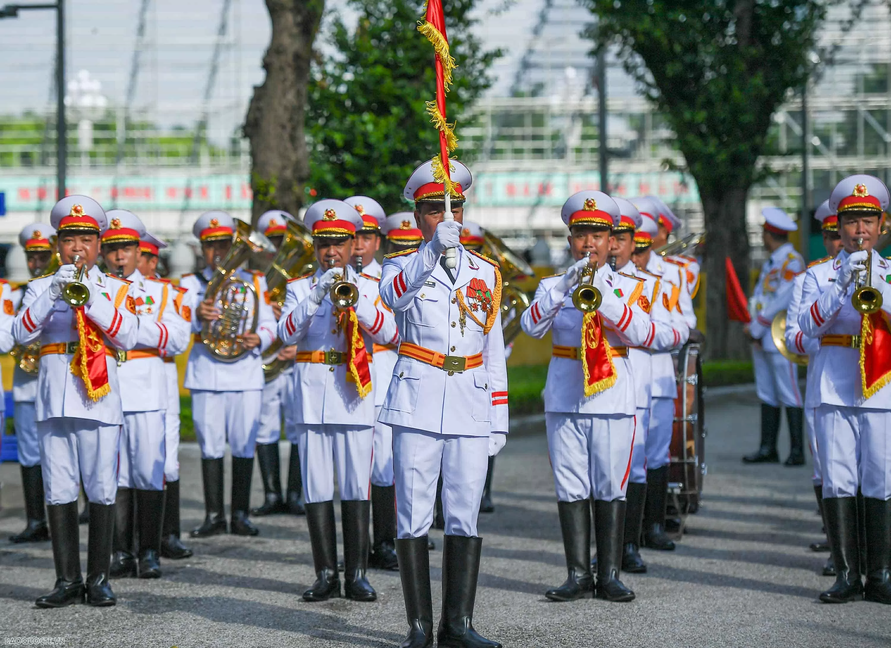 Lễ thượng cờ ASEAN kỷ niệm 58 năm thành lập ASEAN