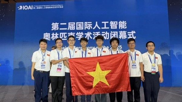 Vietnam among top four at 2025 International AI Olympiad in China