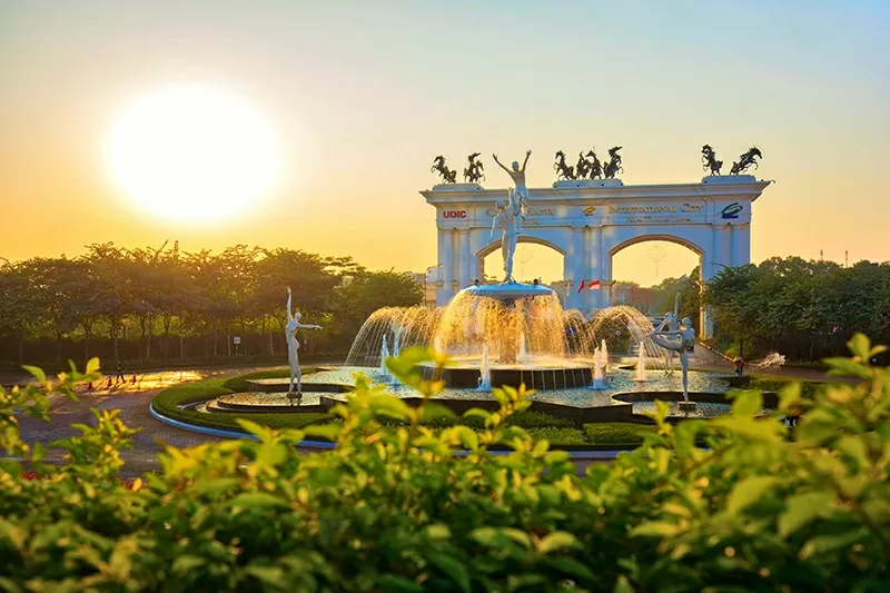 Ciputra Hanoi at Sunset