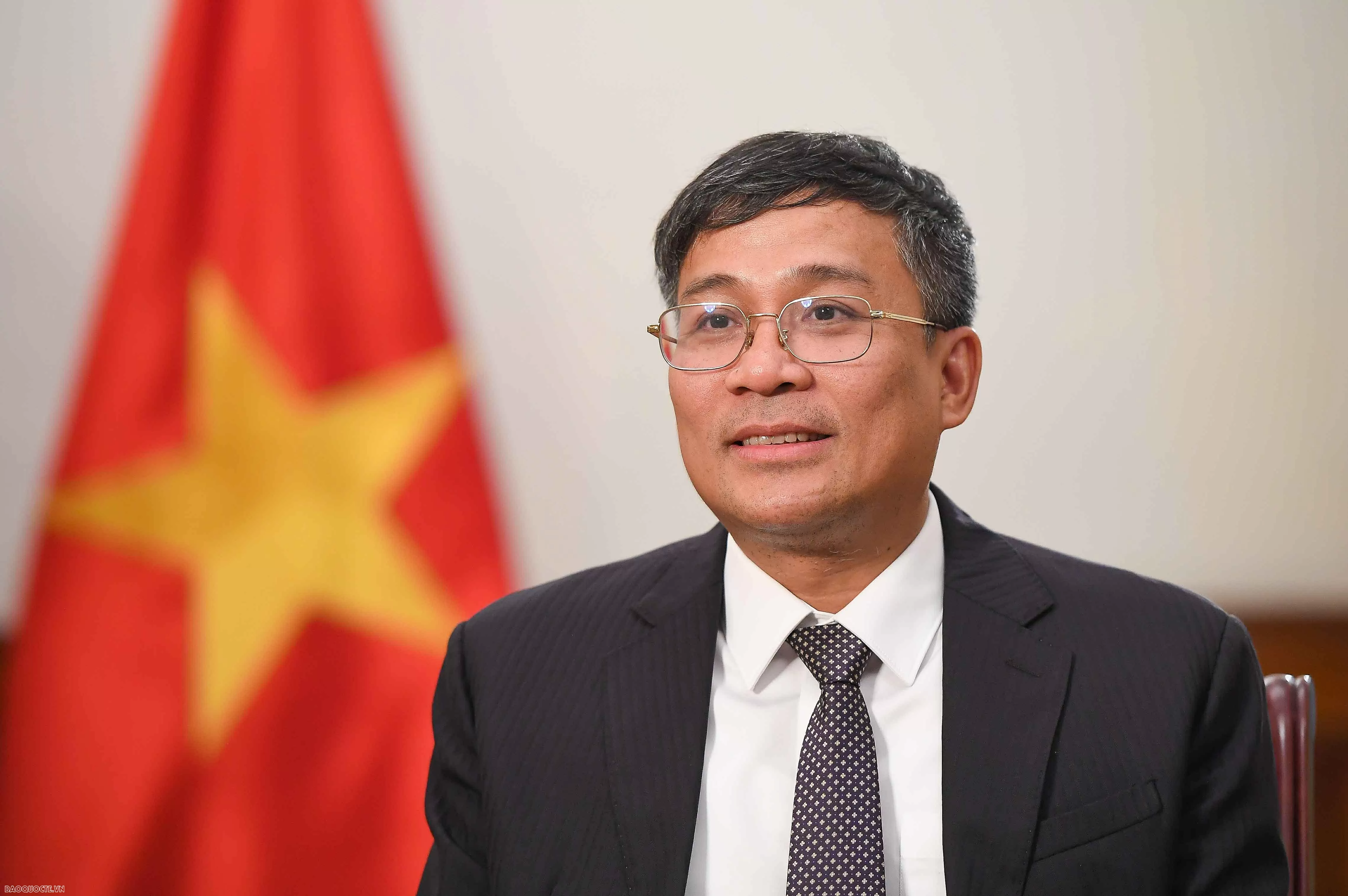 Thứ trưởng thường trực Nguyễn Minh Vũ. (Ảnh: Nguyễn Hồng)