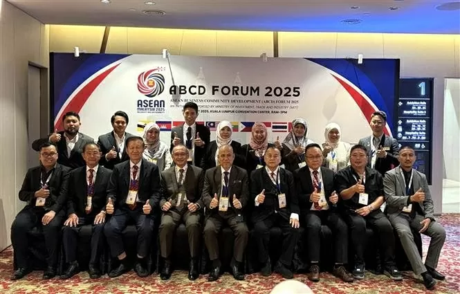 Representatives of Malaysian enterprises at 2025 ASEAN Business Community Development (ABCD) Forum. (Source: VNA)