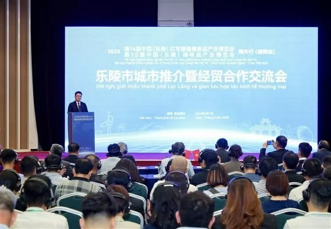 A conference to promote China's Laoling city is held in Ho Chi Minh City. (Photo: VNA) A conference to promote China's Laoling city is held in Ho Chi Minh City. (Photo: VNA)