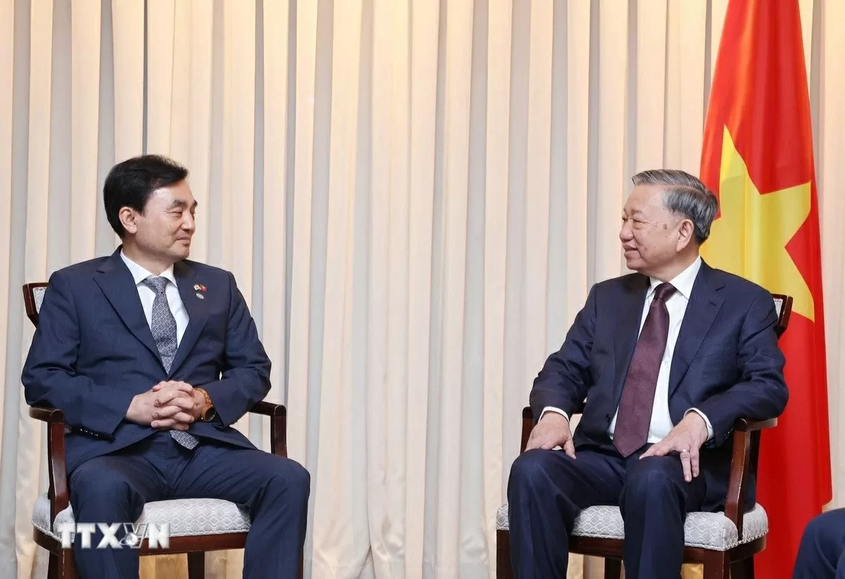 Party General Secretary To Lam receives Chairman of RoK–Vietnam Parliamentary Friendship Group