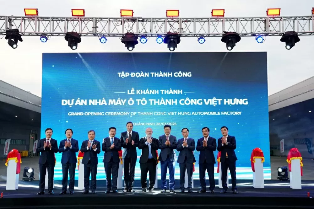 Thanh Cong Group started operations at the Thanh Cong Viet Hung car plant on March 26 in the northern province of Quang Ninh to build the first Skoda models in Vietnam. (Photo: VIR)