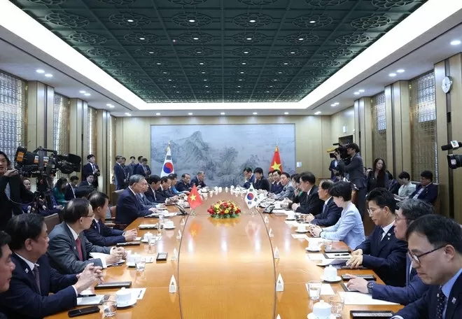 Party General Secretary To Lam meets with RoK’s National Assembly Speaker Woo Won Sik