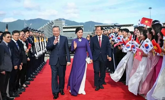 Party General Secretary To Lam wraps up state visit to RoK