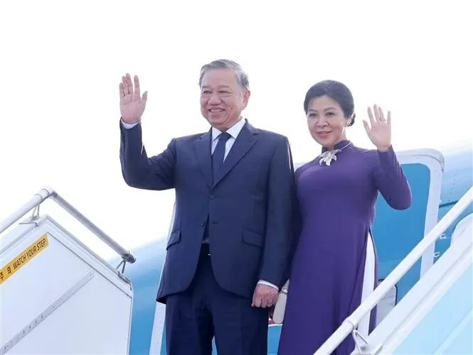 Party General Secretary To Lam wraps up state visit to RoK