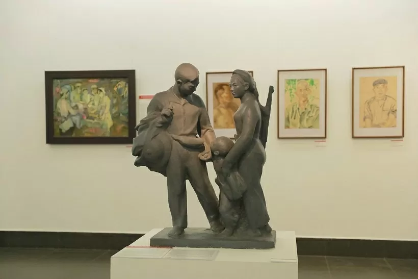 Exhibition 'Children of the Fatherland' at the Vietnam National Fine Arts Museum