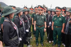 Over 16,000 soldiers rehearse parade in the rain