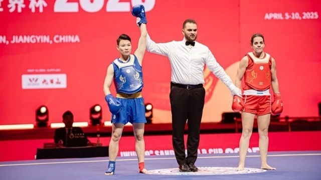 Vietnam’s wushu champion aims for further glory