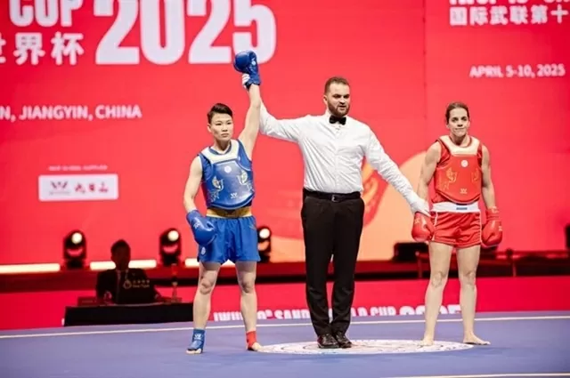 Wushu champion aims for further glory Vietnam’s wushu champion aims for further glory