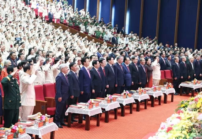 Party leader attends ceremony marking 80th anniversary of Peoples Public Security Forces