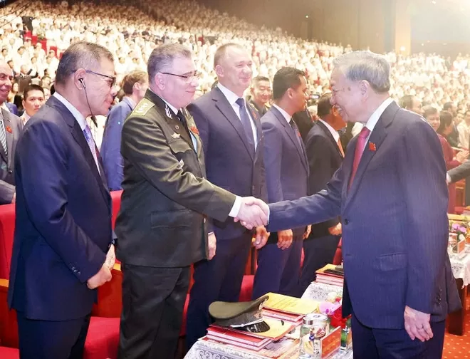 Party leader attends ceremony marking 80th anniversary of Peoples Public Security Forces