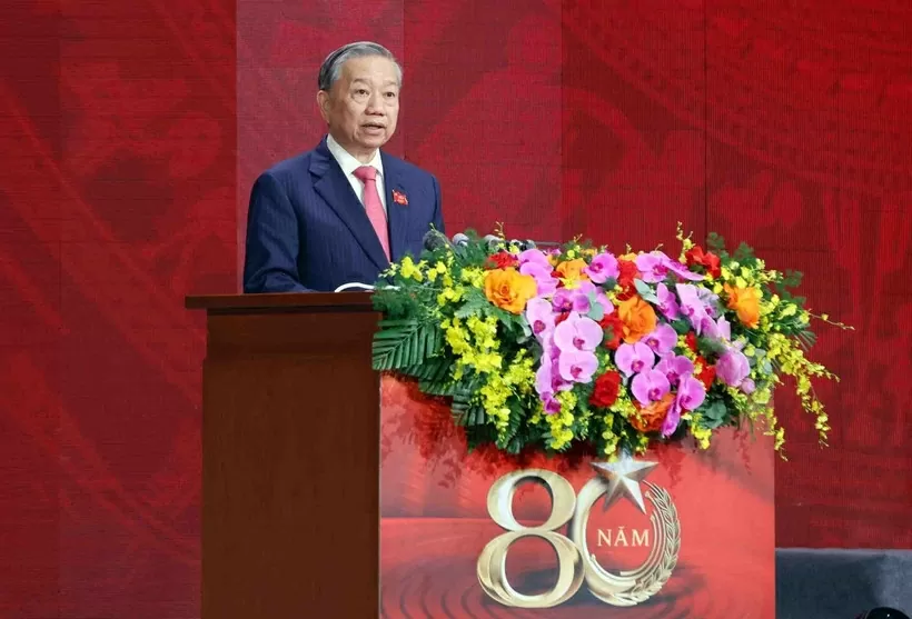 Party leader attends ceremony marking 80th anniversary of Peoples Public Security Forces