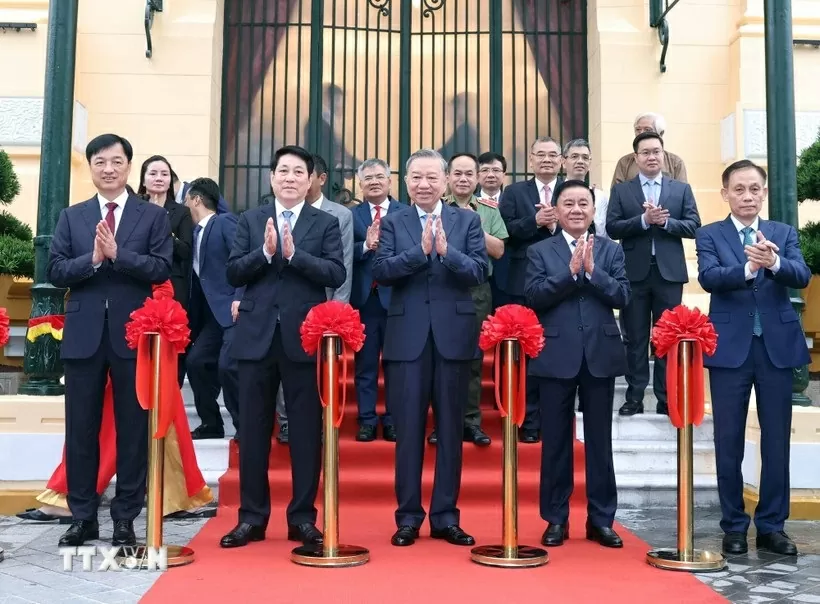 Party General Secretary To Lam attends handover ceremony of Bac Bo Phu building