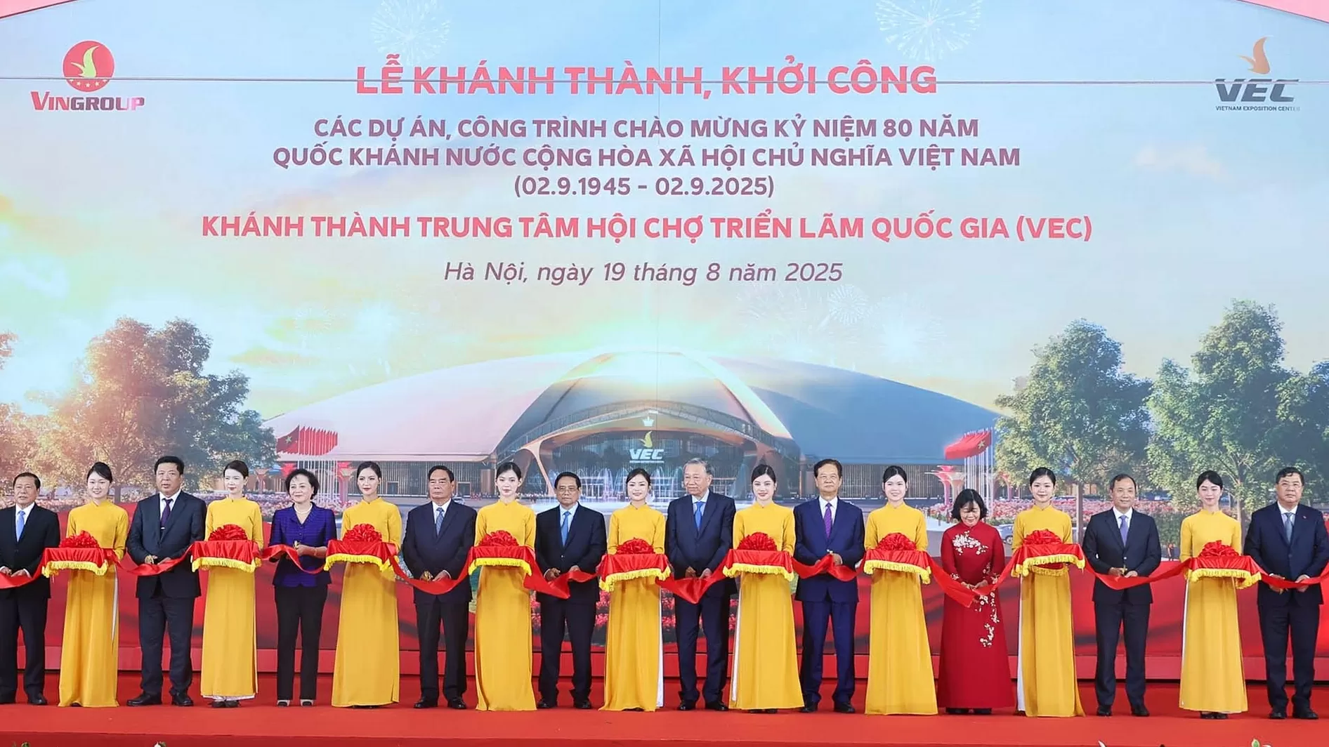 PM attends groundbreaking and inauguration ceremony to generate momentum for special achievements