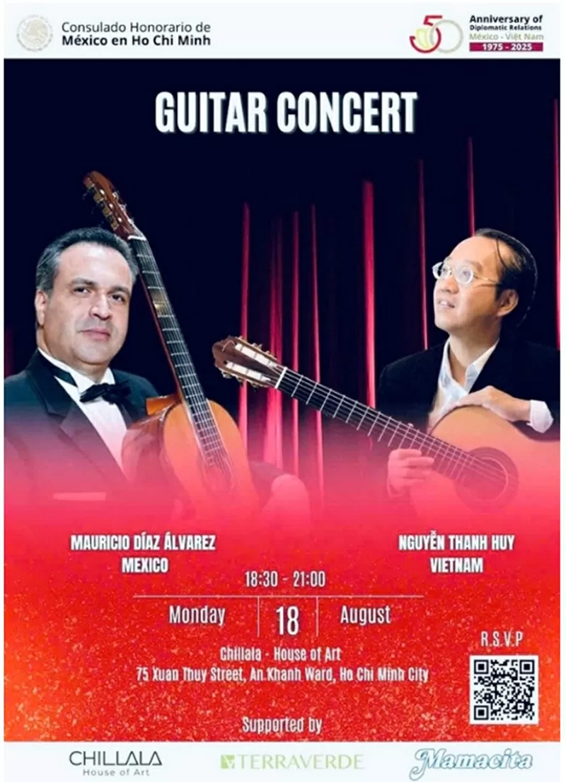 Guitarist Maestro Mauricio: “Proud to be a part of the Vietnam-Mexico friendship connection”