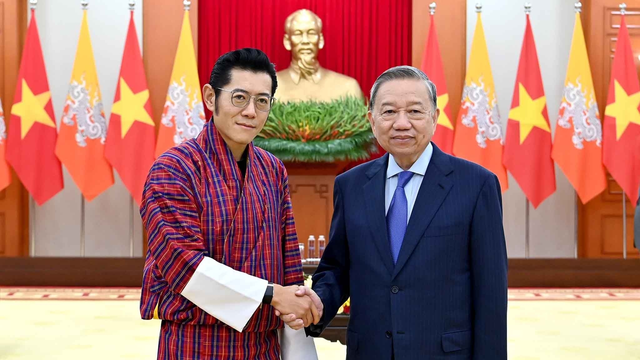 Party General Secretary To Lam welcomes Bhutanese King's visit, deepening cooperation
