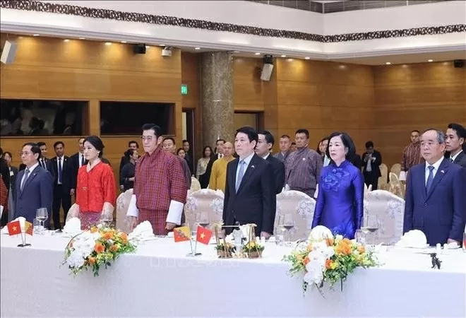 President Luong Cuong hosts banquet in honour of Bhutanese King