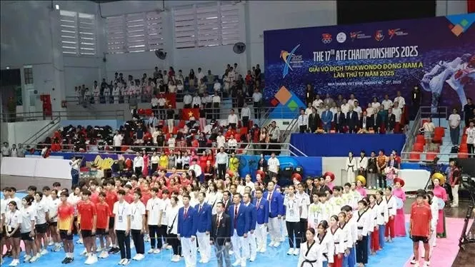 17th Southeast Asian Taekwondo Championships held in Khanh Hoa province