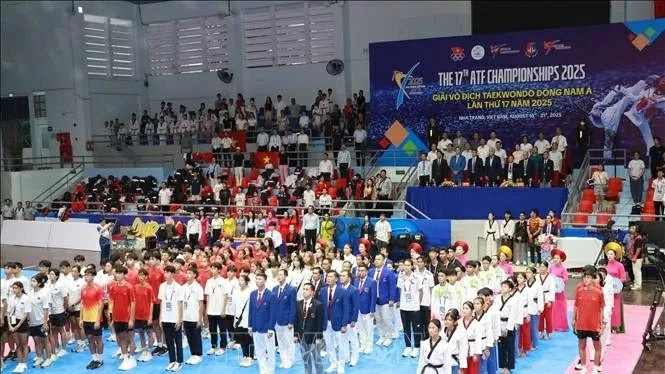 17th Southeast Asian Taekwondo Championships held in Khanh Hoa province
