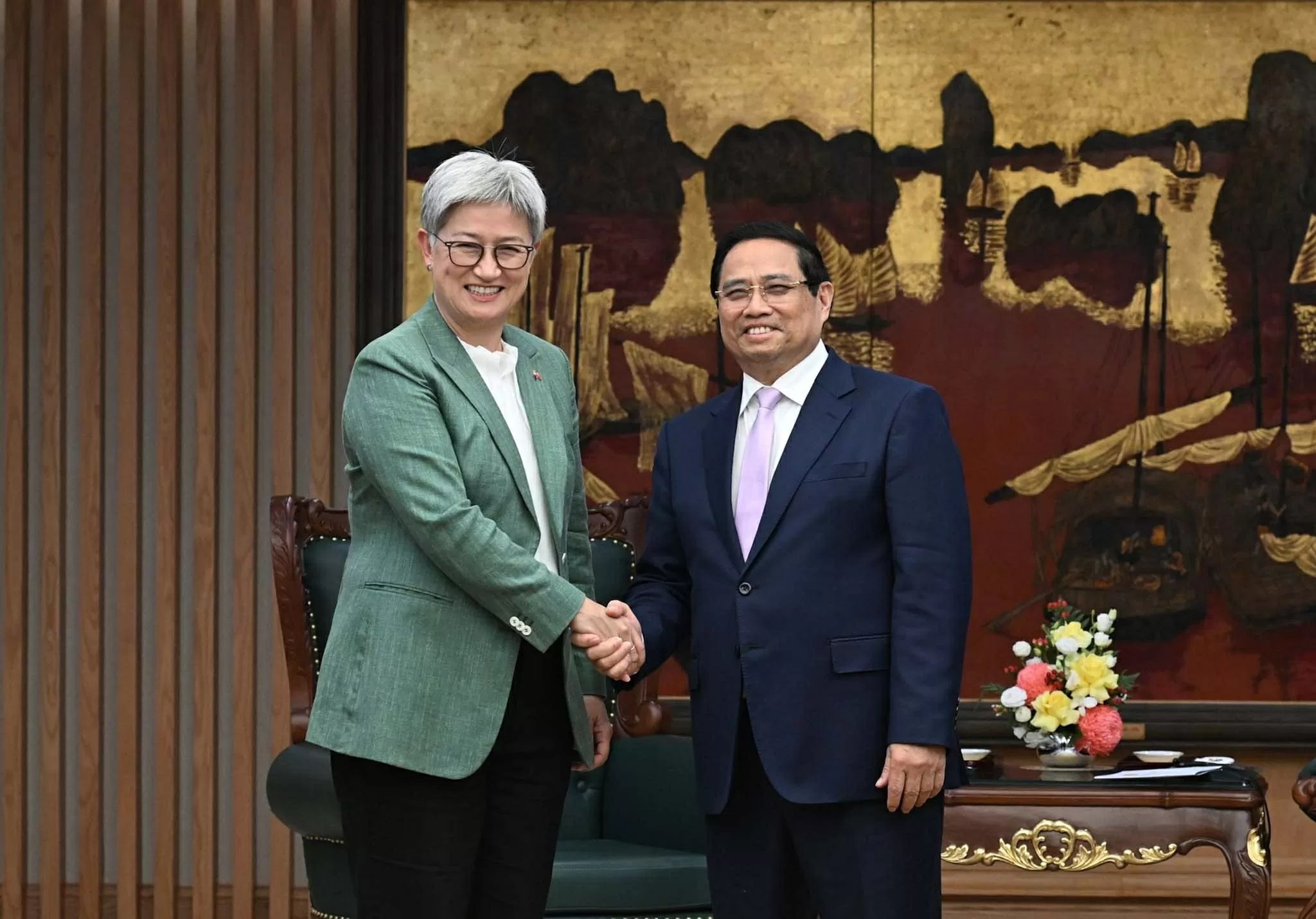 Prime Minister receives FM Penny Wong to raise Vietnam–Australia