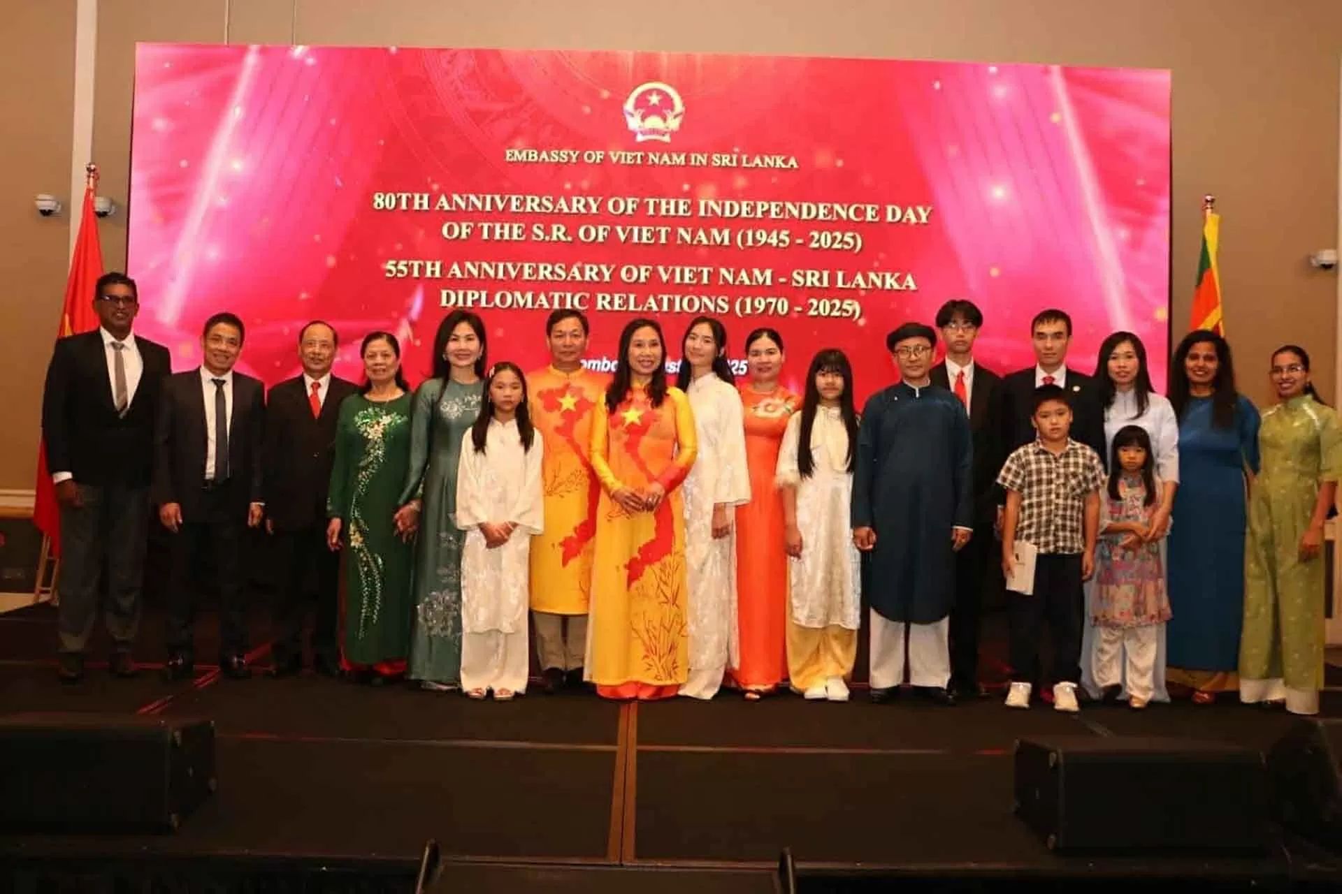 Celebrating 80 years of the August Revolution, National Day, and 55 years of Vietnam-Sri Lanka diplomatic relations