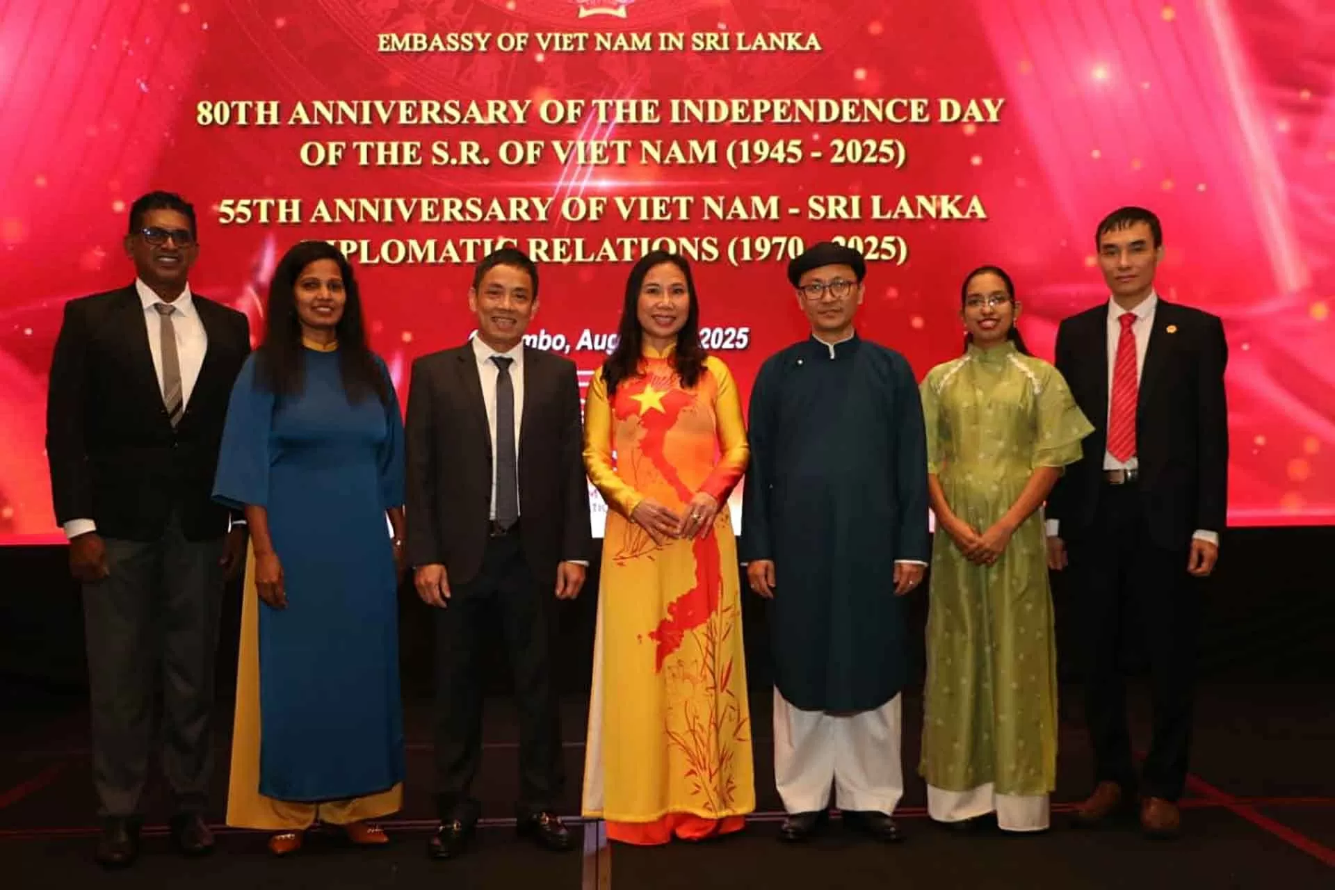 Celebrating 80 years of the August Revolution, National Day, and 55 years of Vietnam-Sri Lanka diplomatic relations