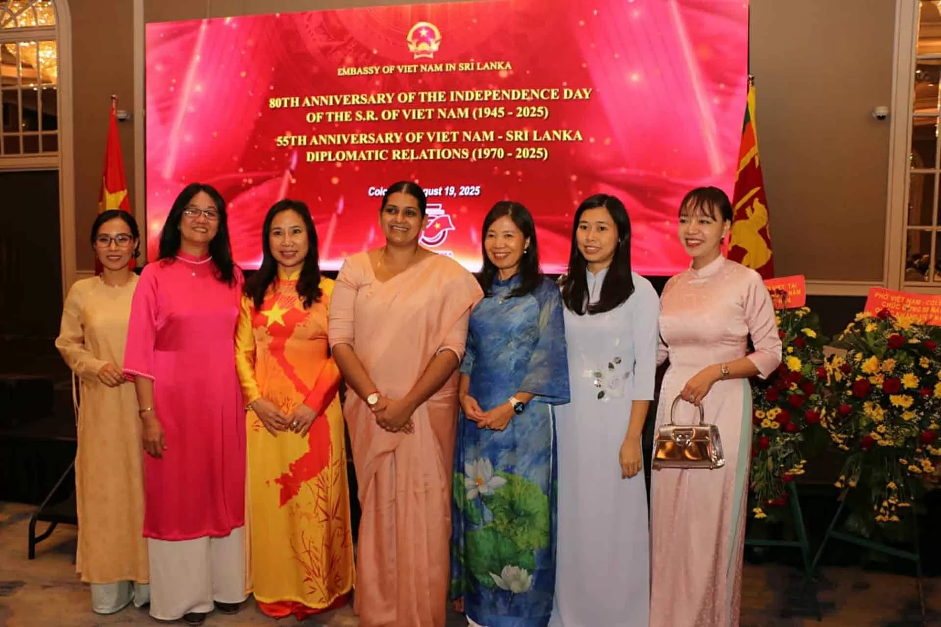 Celebrating 80 years of the August Revolution, National Day, and 55 years of Vietnam-Sri Lanka diplomatic relations