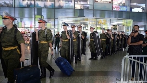 Russian military contingent arrives in Hanoi to take part in Vietnam's 80th National Day parade