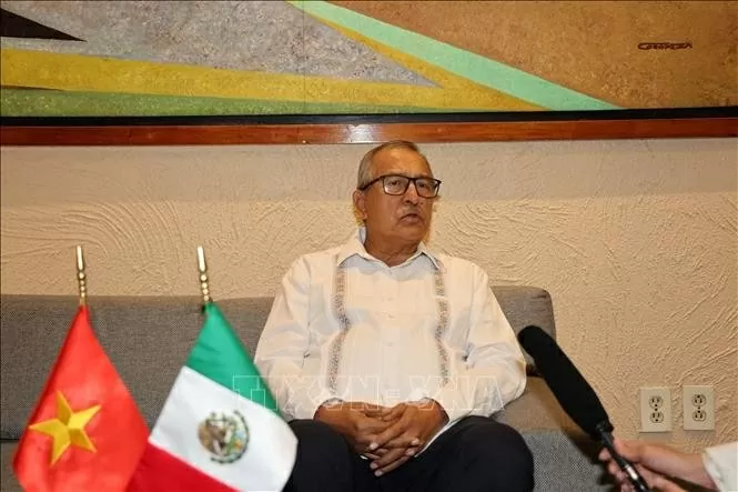 Pedro Vázquez González, Chairman of the Foreign Affairs Committee of the Chamber of Deputies of Mexico (Photo: VNA) Pedro Vázquez González, Chairman of the Foreign Affairs Committee of the Chamber of Deputies of Mexico (Photo: VNA)