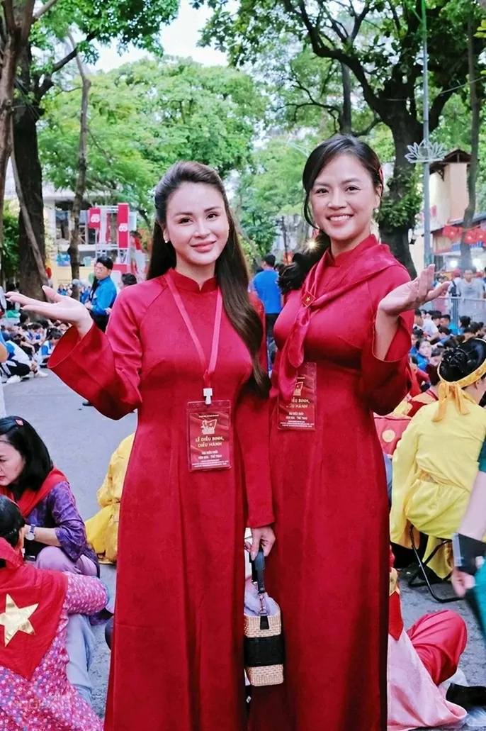 80 years of National Day: Actresses grace rehearsal parade in traditional Ao Dai 80 years of National Day: Actresses grace rehearsal parade in traditional Ao Dai
