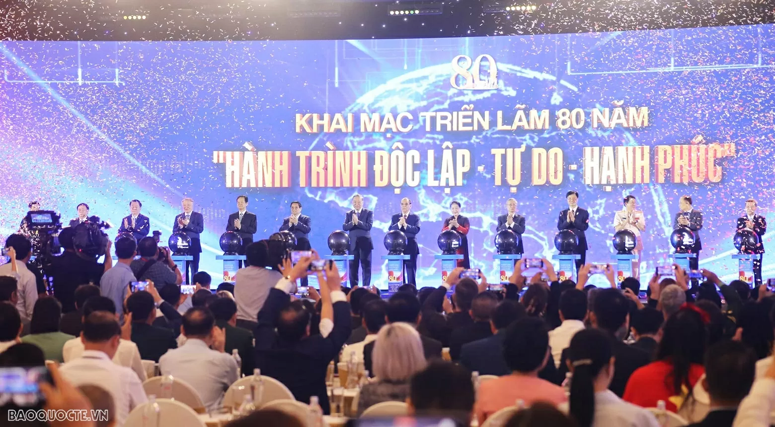 Party General Secretary To Lam visits Exhibition marking 80 years of national achievements