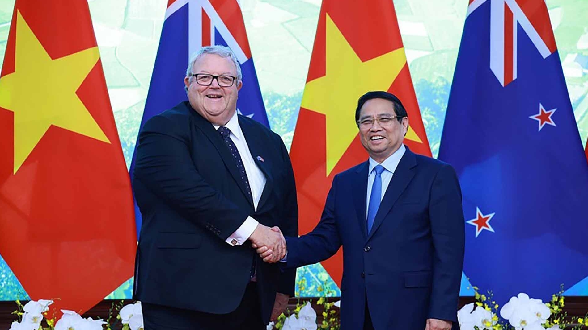 Prime Minister Pham Minh Chinh meets New Zealand Parliament Speaker in Hanoi