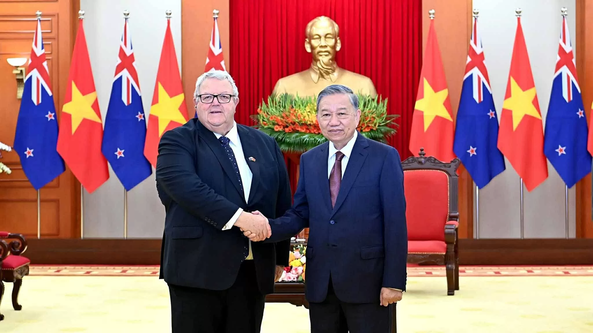 Party General Secretary To Lam welcomes New Zealand Speaker of Parliament